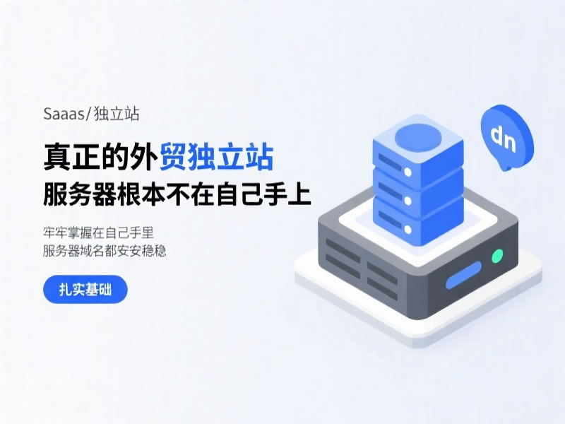 外貿獨立站還是外貿 SaaS 系統?先搞懂什么是真正的獨立站?