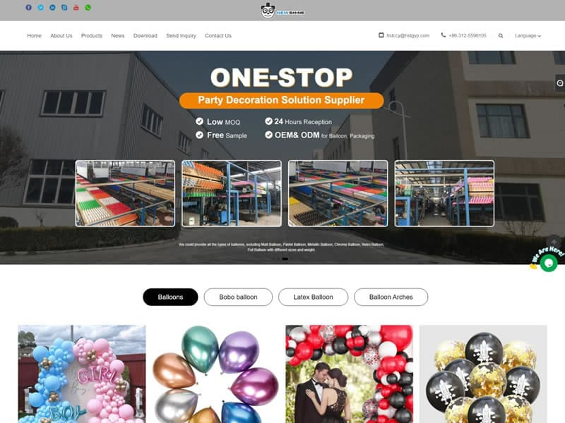 外貿網站制作案例